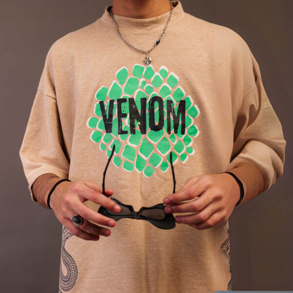 🐍🔥 Unleash Your Wild Side: Snake VENOM Drop Shoulder SPECIAL-TEE 💥