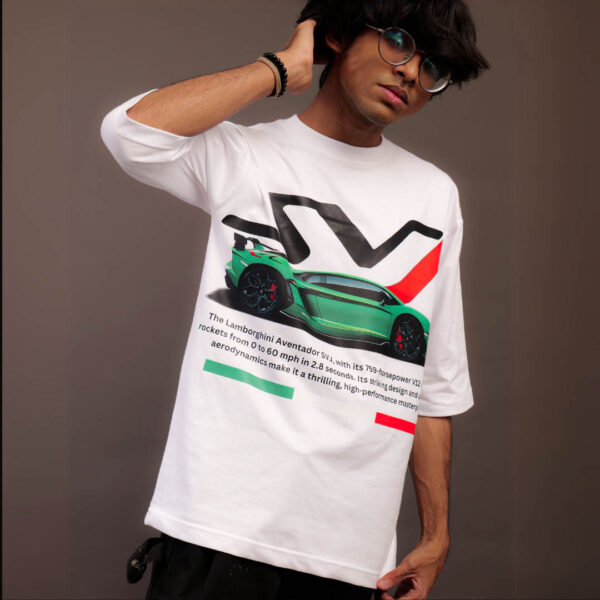 💎🏁 Lamborghini Aventador SVJ Full Throttle Style"🔥 200 GSM UNISEX